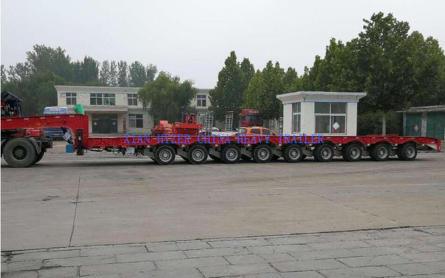 Hydraulic And Mechanism Suspension Trailer